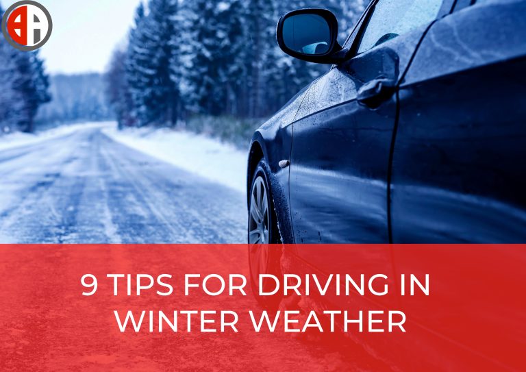 9 TIPS FOR DRIVING IN WINTER WEATHER